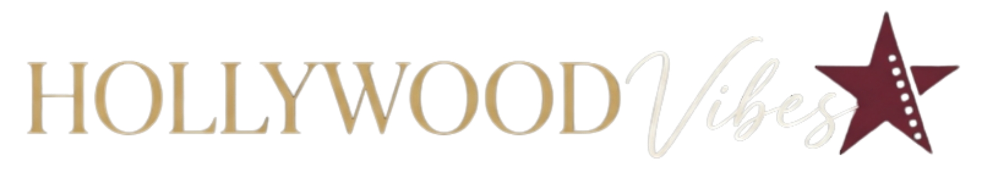 Hollywood Vibes Logo for Dark BG